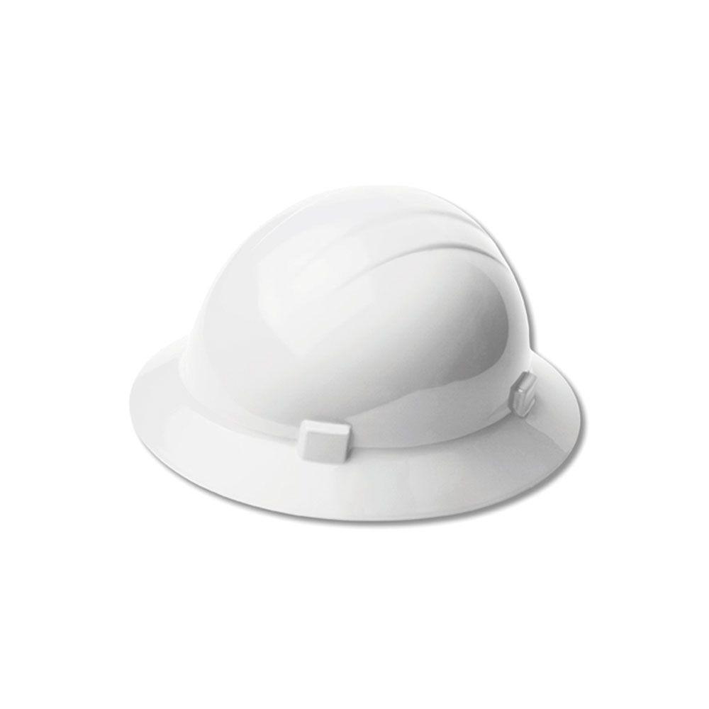 ERB 4Point Plastic SlideLock Suspension Full Brim High Heat Hard Hat