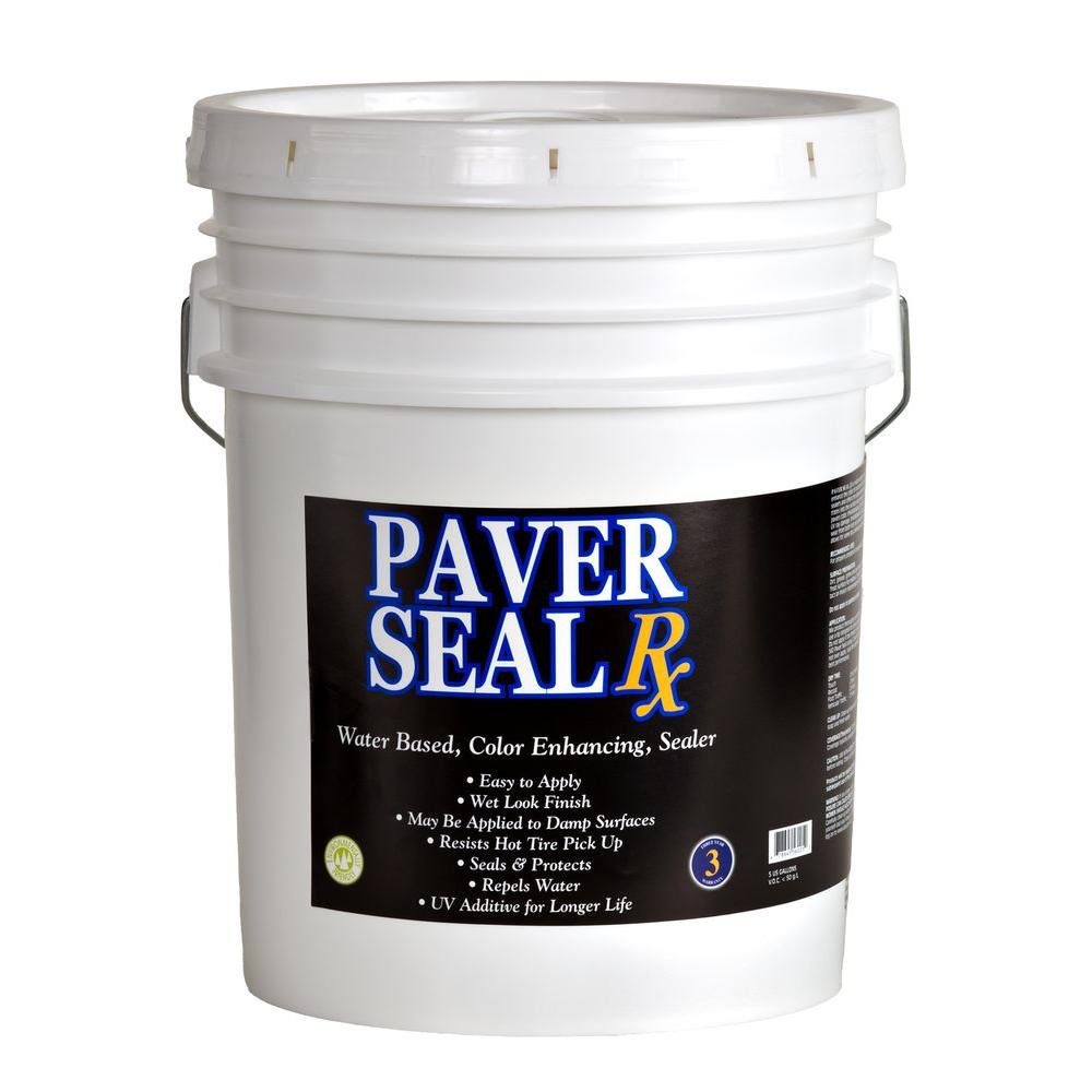 Seal Rx 5 gal. Clear Concrete and Brick Paver Sealer-56005 - The Home Depot