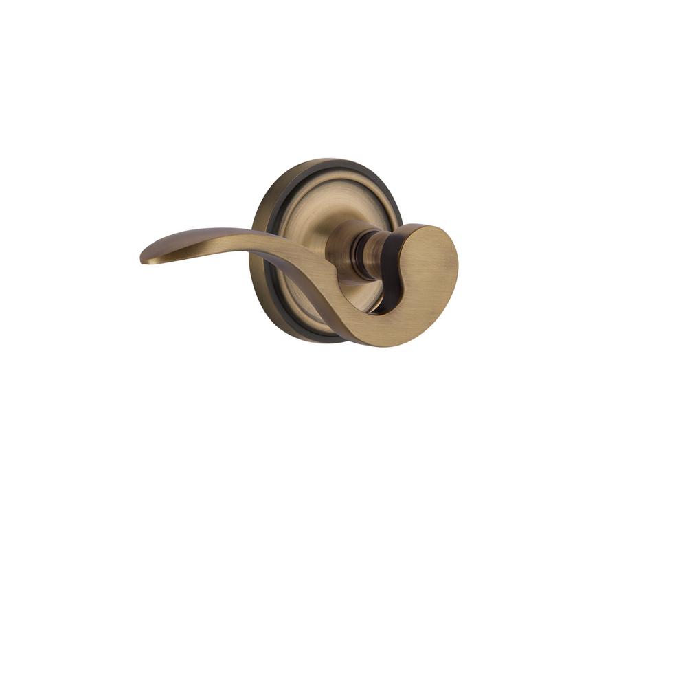 Nostalgic Warehouse Classic Rose Antique Brass Double Dummy Manor