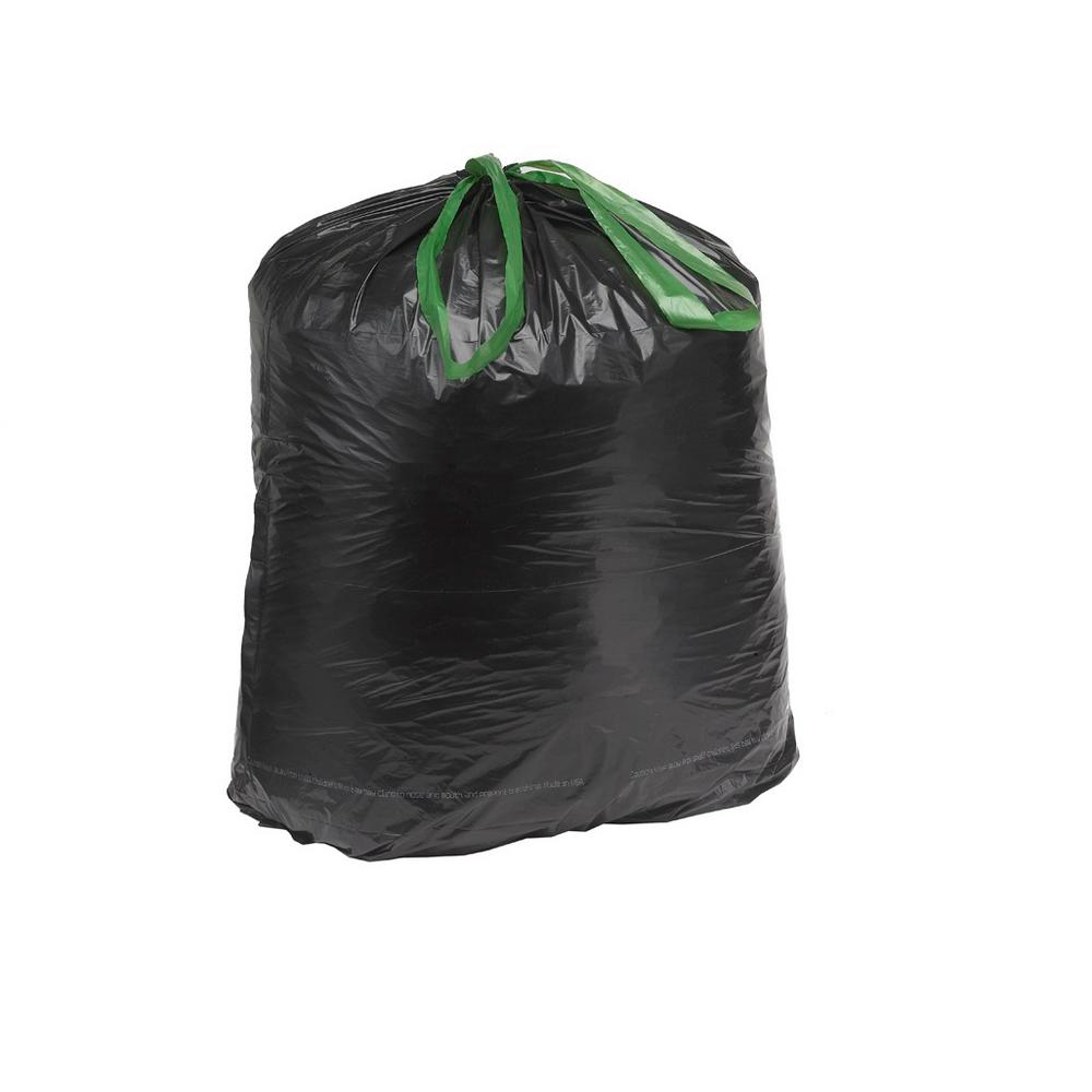 Black and White Large Trash Bags 