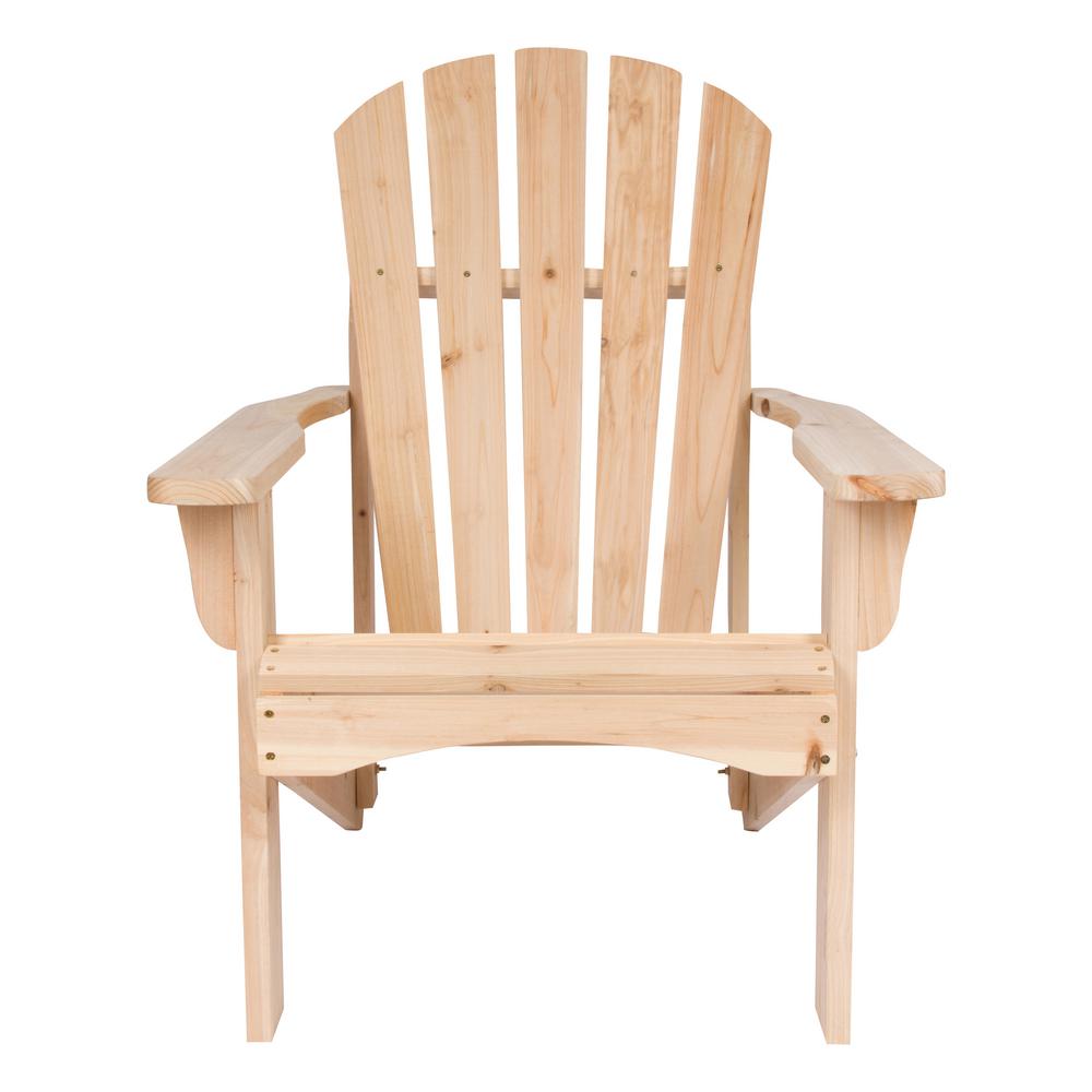 Rockport Natural Cedar Wood Adirondack Chair