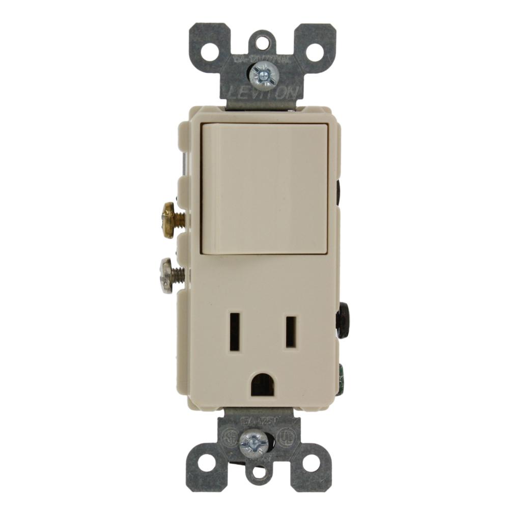 Leviton Decora Smart with ZWave Technology 15 Amp Switch, White/Light