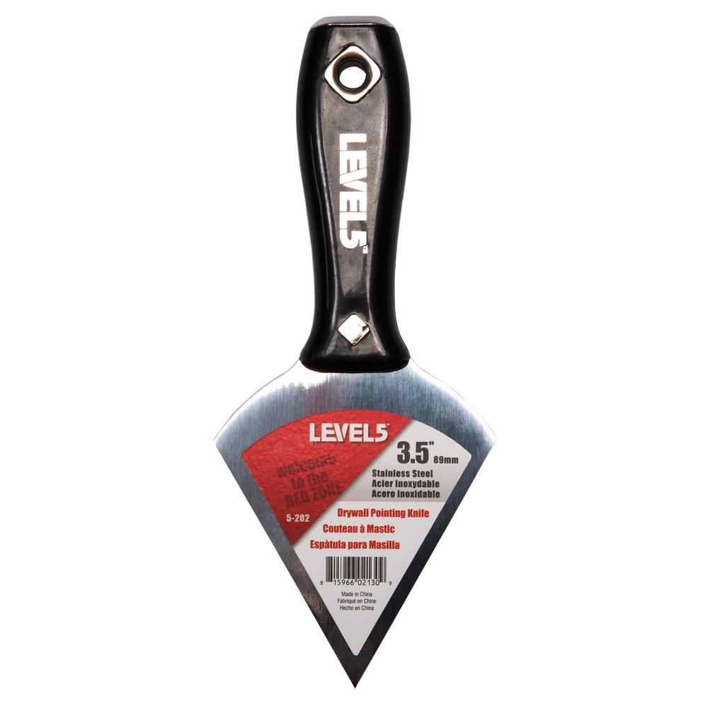 Level 5 3.5 in. Stainless Steel Drywall Pointing Knife Blade5202