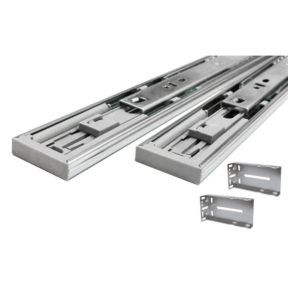 Ball Bearing Drawer Slides Cabinet Hardware The Home Depot