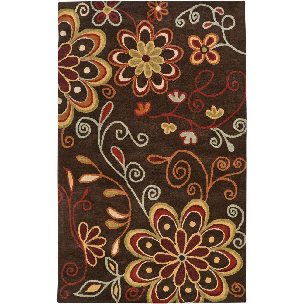 Sams International Area Rugs The Home Depot Sarah Brown 8 Ft X 11 Area Rug