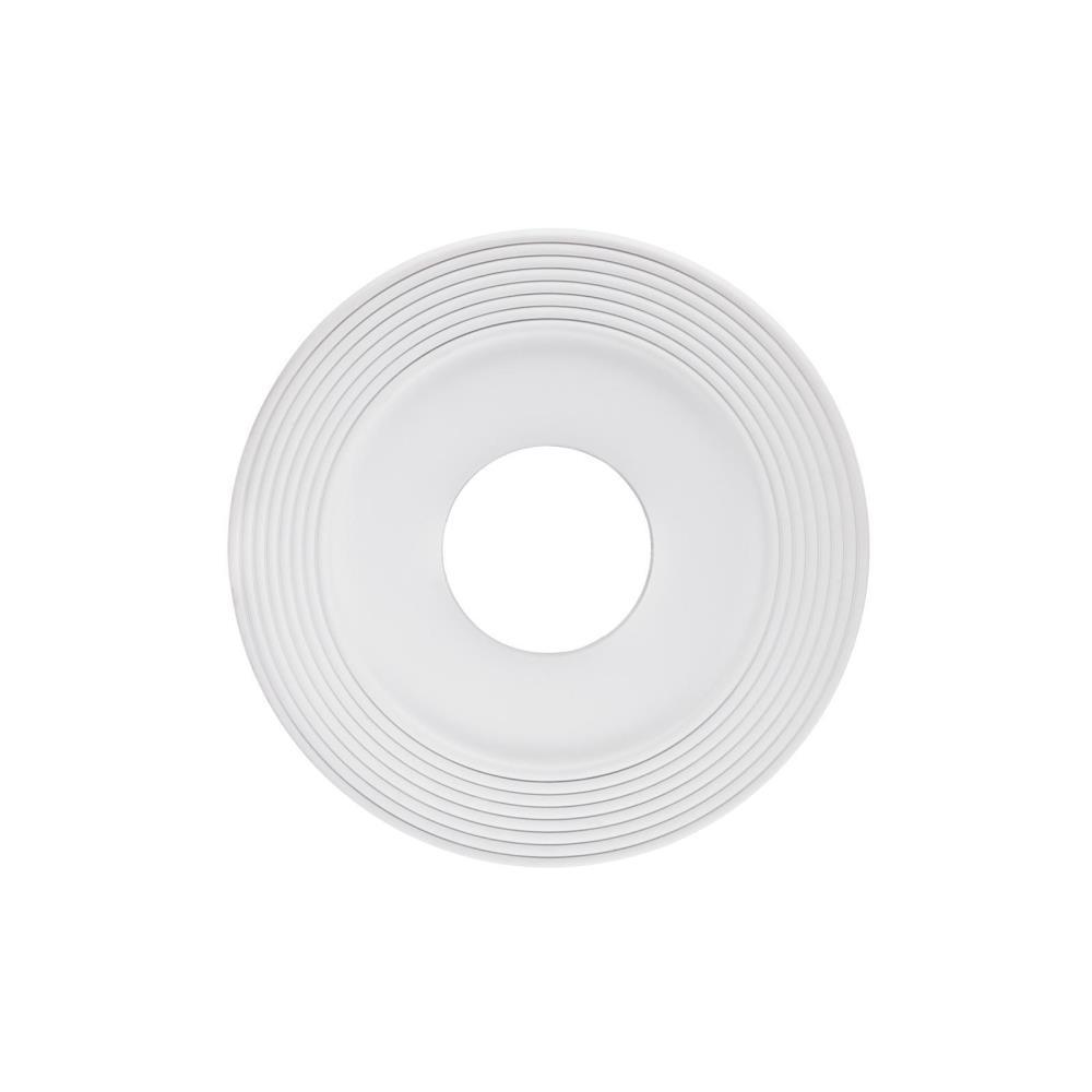 Westinghouse Saturn 12 In White Ceiling Medallion 7771200 The Westinghouse Saturn 12 In White Ceiling Medallion