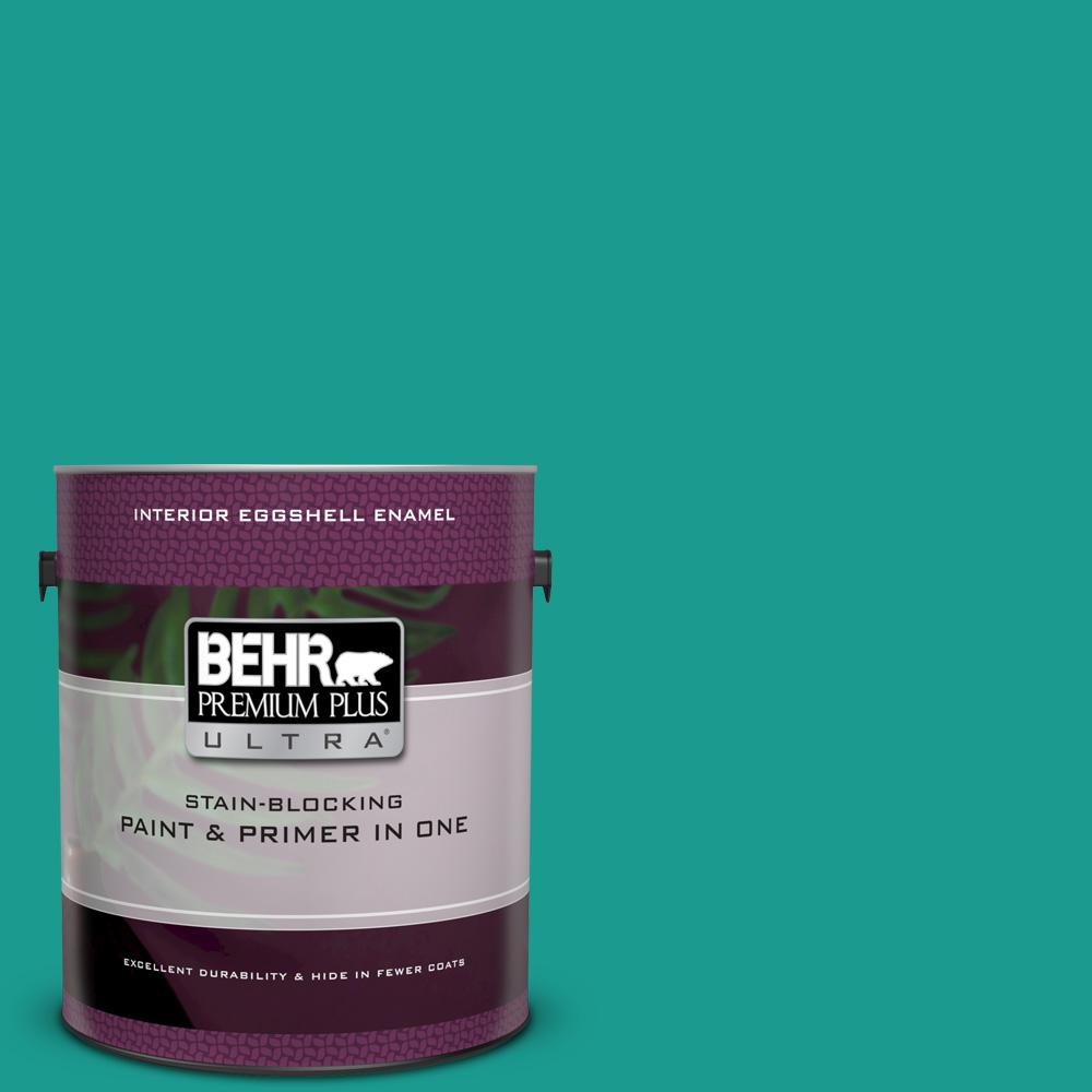 Behr Premium Plus Ultra 1 Gal P450 6 Tropics Eggshell Enamel P450 6 Tropics Eggshell Enamel Interior Paint