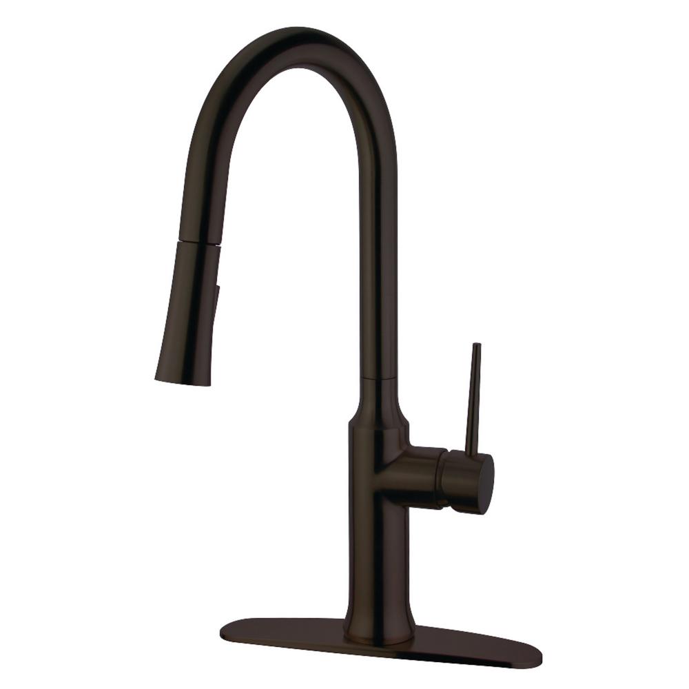 Pfister Canton Single Handle Pull Down Sprayer Kitchen Faucet In