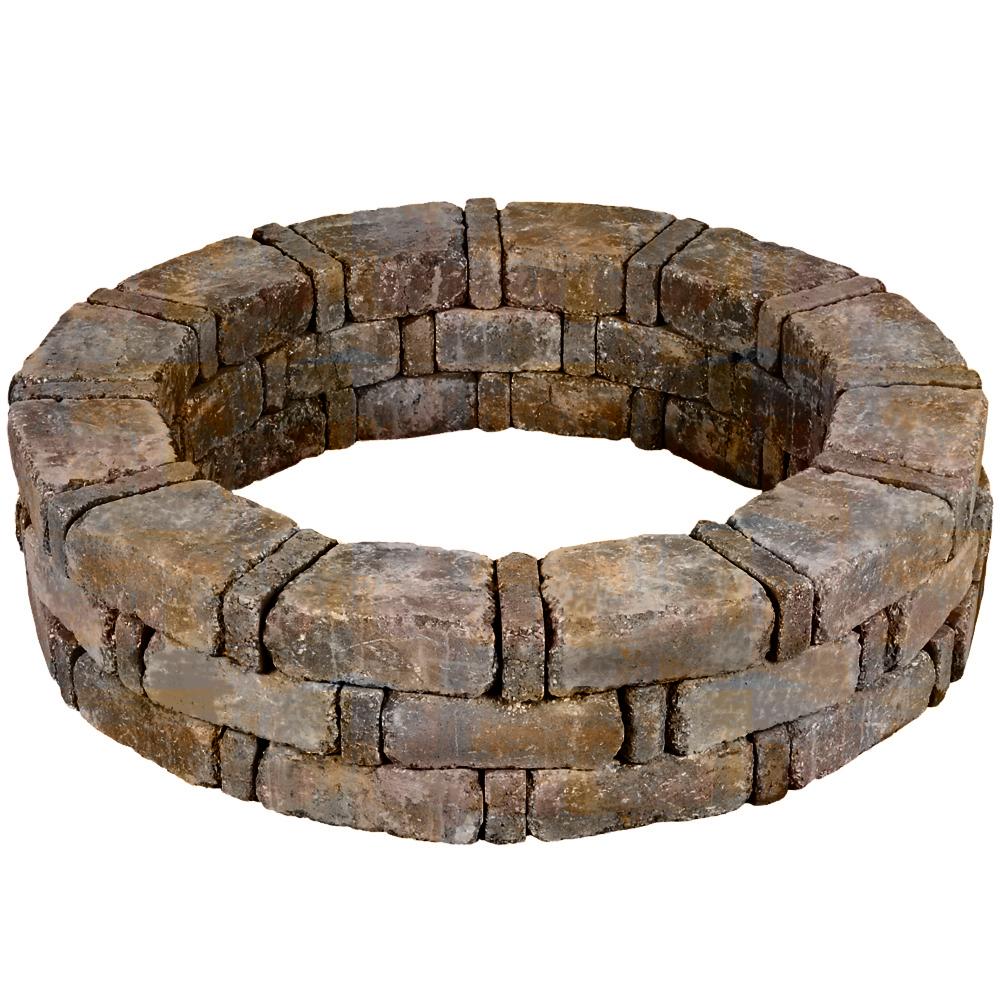 Pavestone RumbleStone 46 in. x 10.5 in. Tree Ring Kit in Sierra Blend