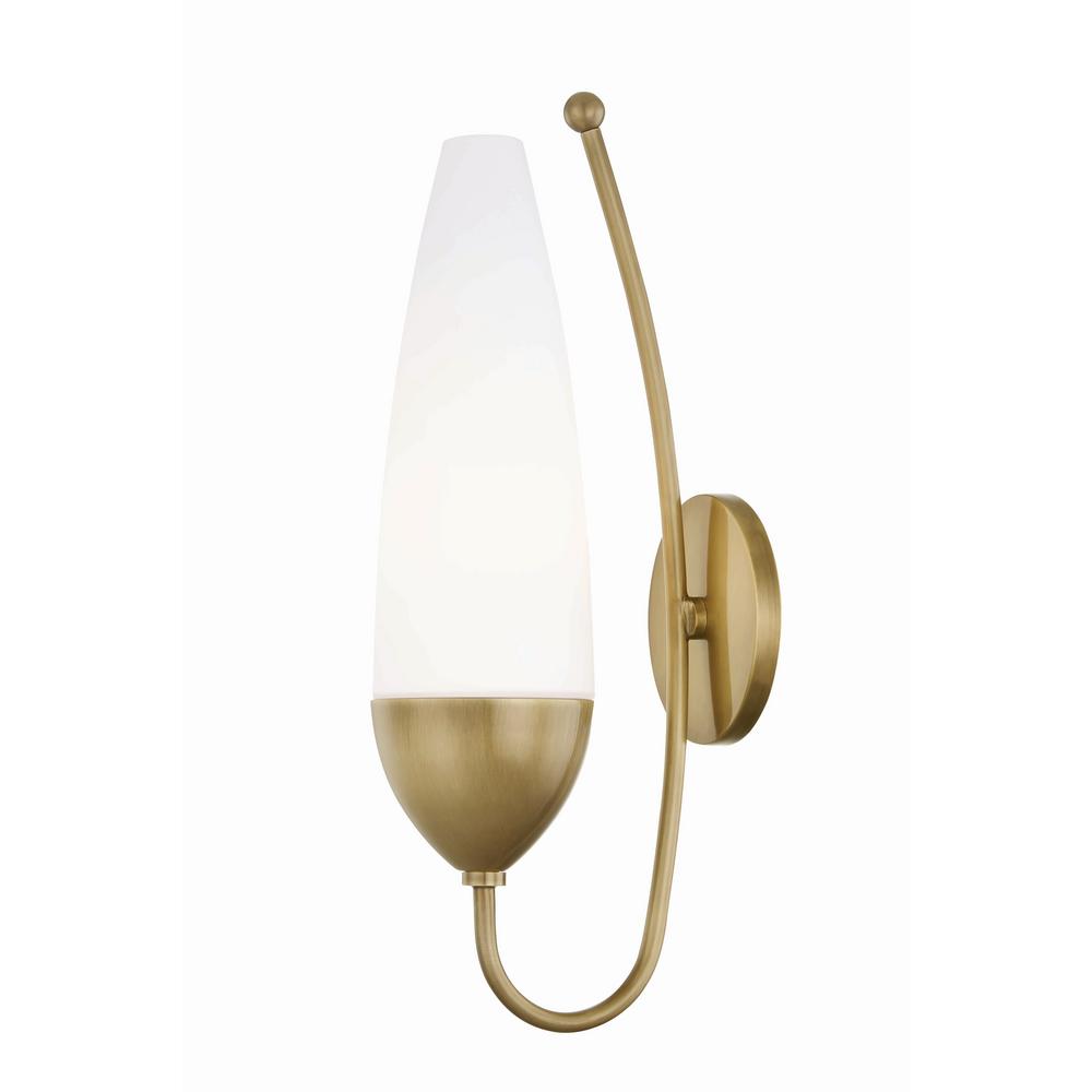 Unbranded Natalie 2-Light Aged Brass Wall Sconce with Opal ... Unbranded Natalie 2-Light Aged Brass Wall Sconce with Opal ... on Aged Brass Wall Sconce id=91419