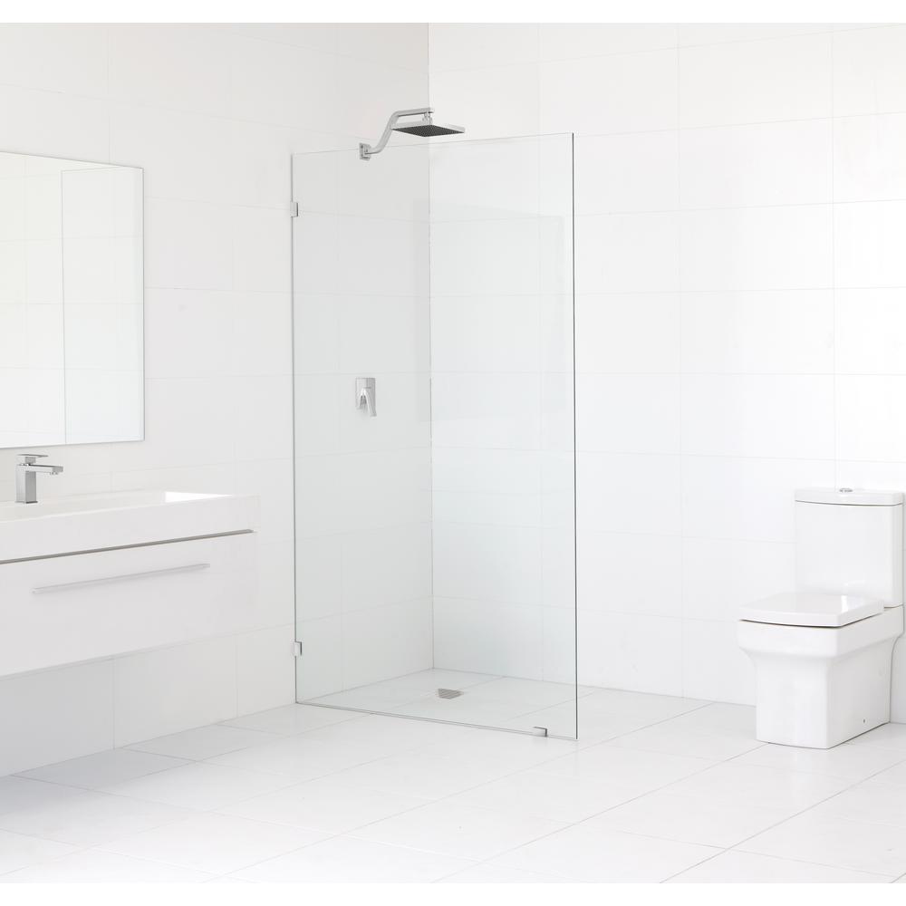 Glass Warehouse 50 In X 78 Frameless Fixed Shower Door This Review Is From 50 In X 78 Frameless Fixed Panel Shower Door Chrome Without Handle