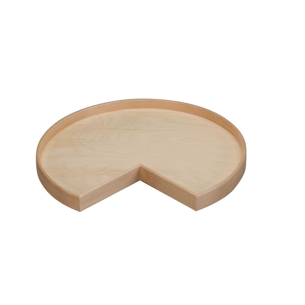 RevAShelf 28 in Natual Wood Kidney Lazy Susan w/alum bearingLD4NW