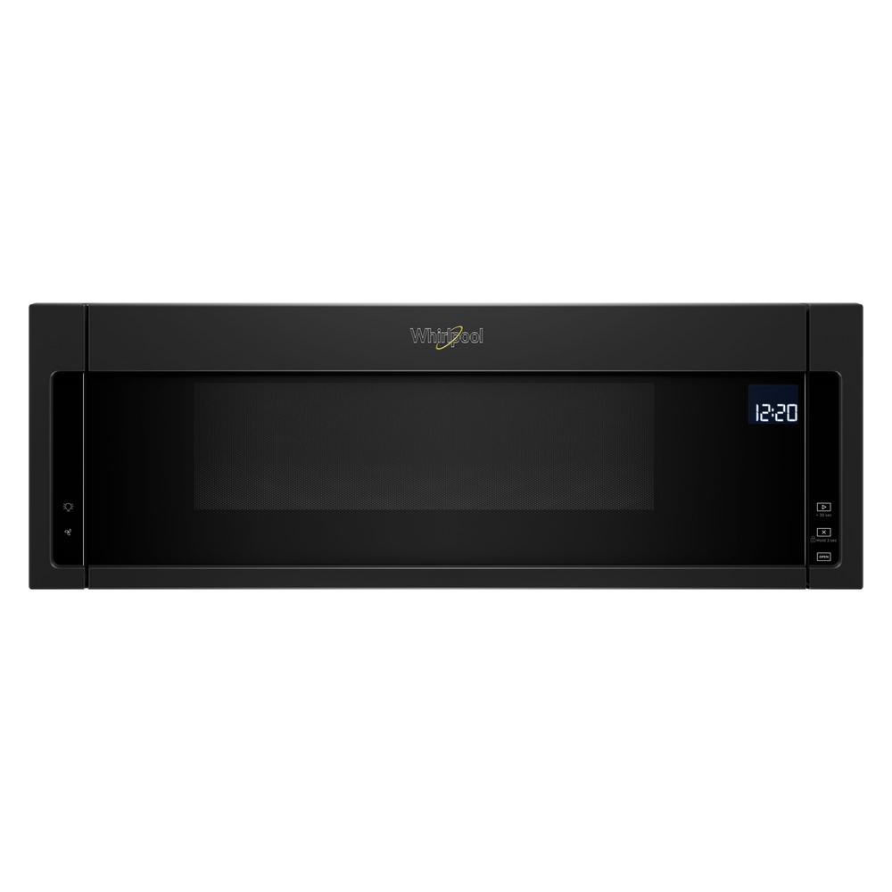 Whirlpool 1 Cu Ft Over The Range Low Profile Microwave Hood Over The Range Low Profile Microwave Hood Combination In Black