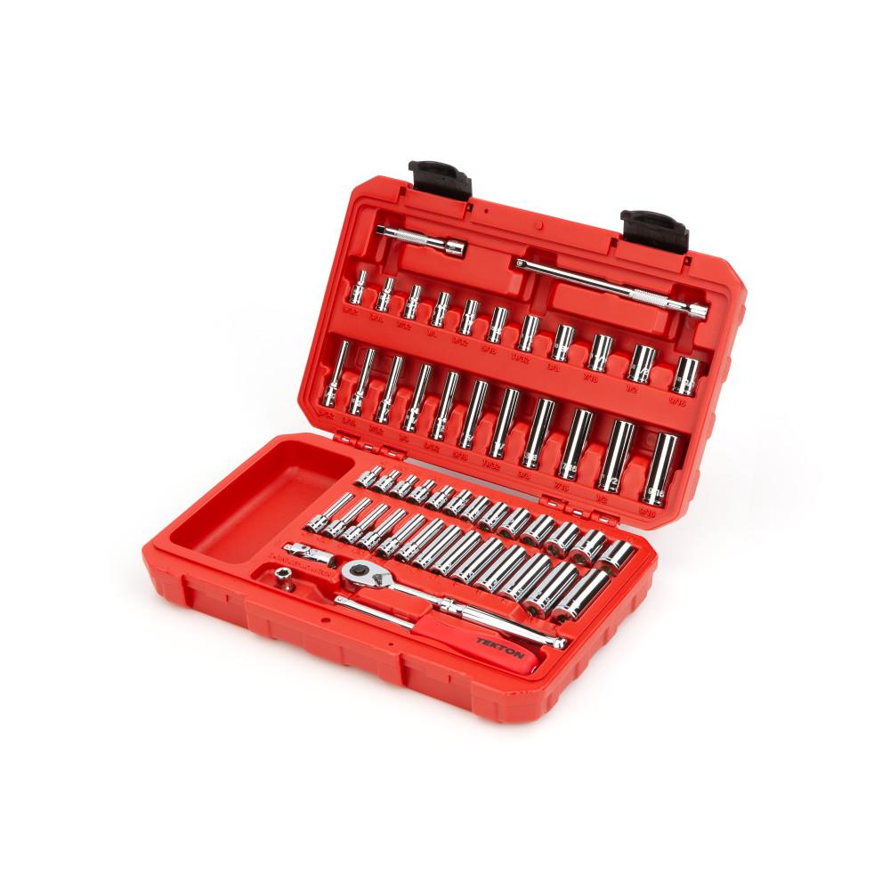 Tekton 3//8 Inch Drive Socket Organizer 14 Sockets Tool Storage Holder Accessory