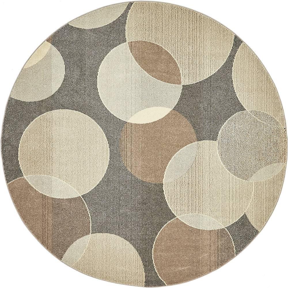 Unique Loom Chromatic Gray 8 X Round Rug 3139827 The Home Depot Unique Loom Chromatic Gray 8 X Round Rug