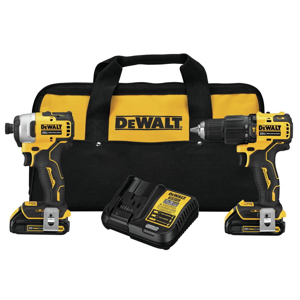 DEWALT ATOMIC 20-Volt MAX Lithium-Ion Cordless Hammer Drill/Impact ...