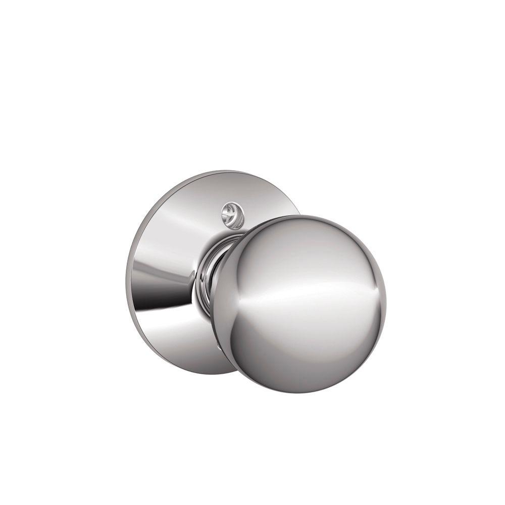 Schlage Orbit Bright Chrome Dummy Door Knob F170 Orb 625 The