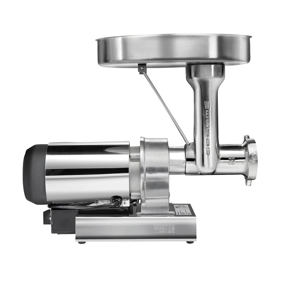 Weston Butcher Series 32 1.5 HP Electric Meat Grinder with Sausage
