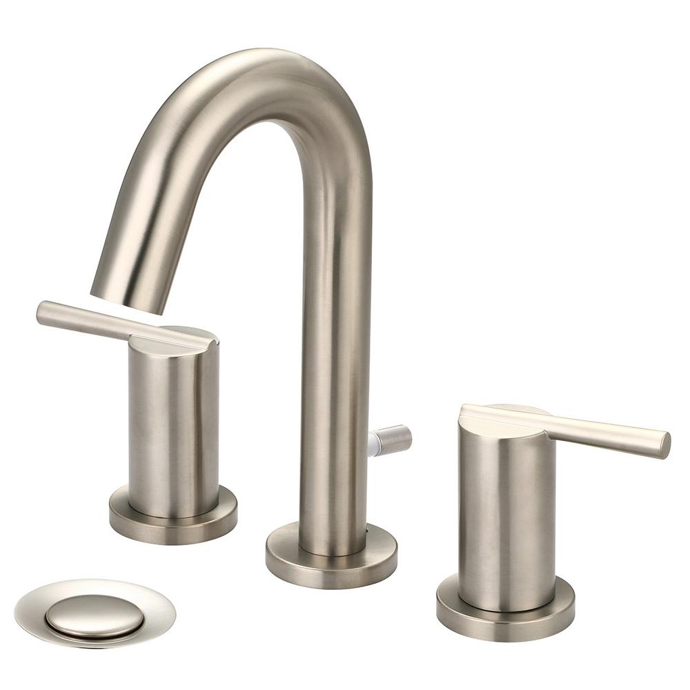 Olympia Faucets I2v 8 In. Widespread 2-Handle Bathroom Faucet With ...