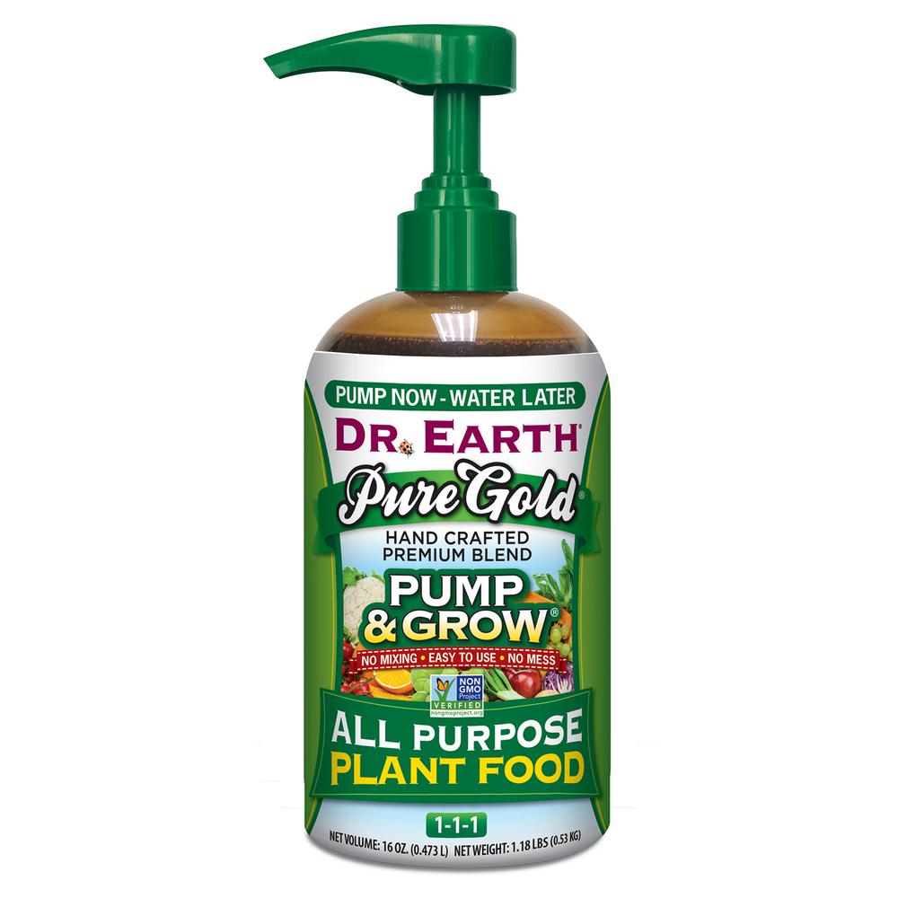 DR. EARTH 16 oz. Organic Pump and Grow Pure Gold All