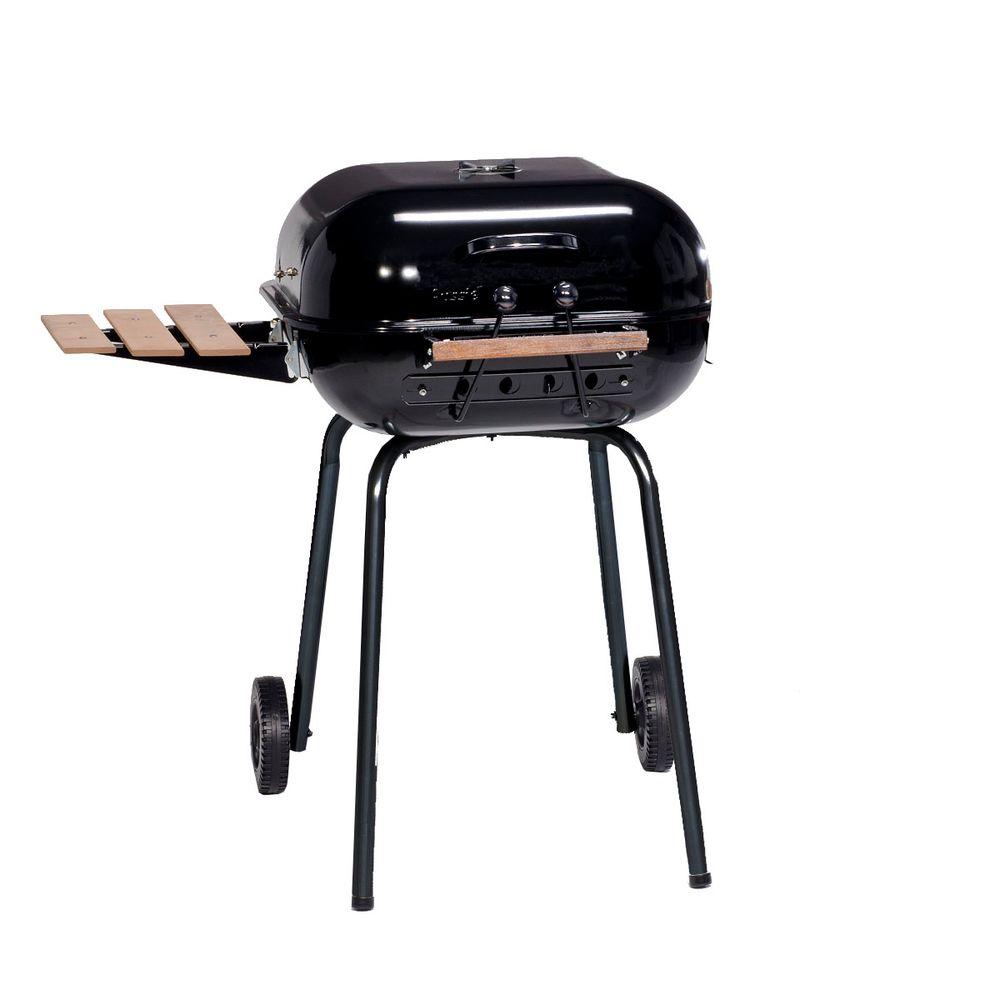 Americana Swinger Charcoal Grill in Black by Americana