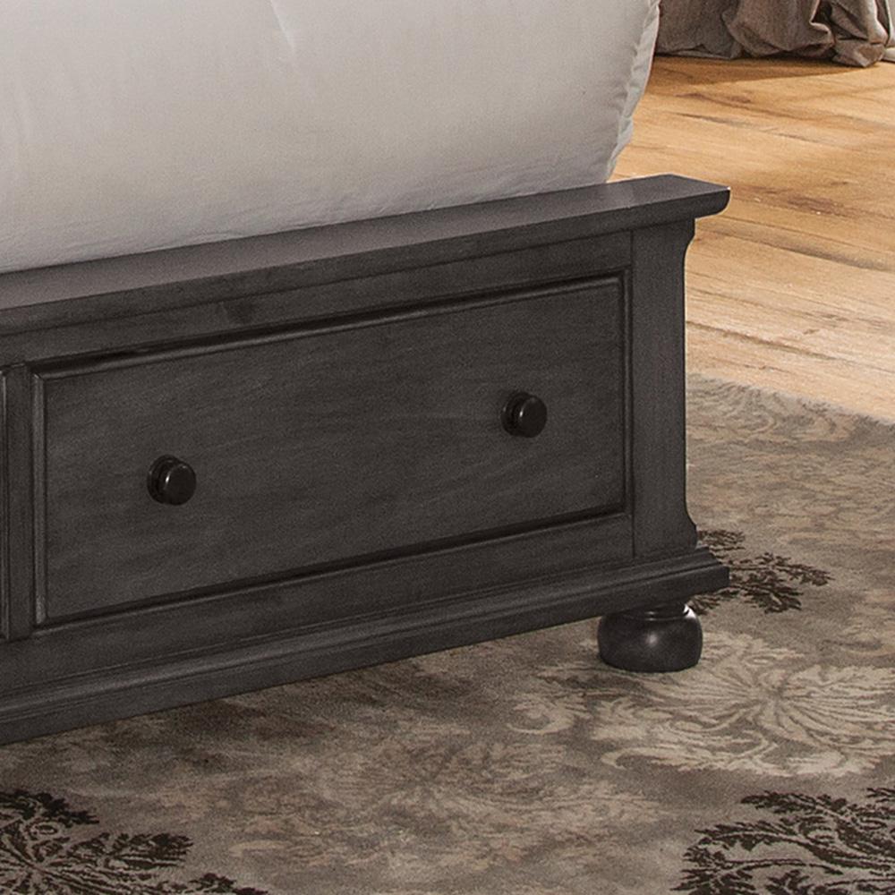 American Woodcrafters Hyde Park Queen Sleigh Storage Bed 1320 50sb The Home Depot