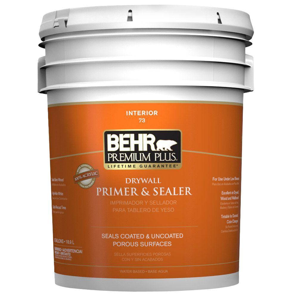 BEHR Premium Plus 5gal. Interior Drywall Primer and Sealer07305 The