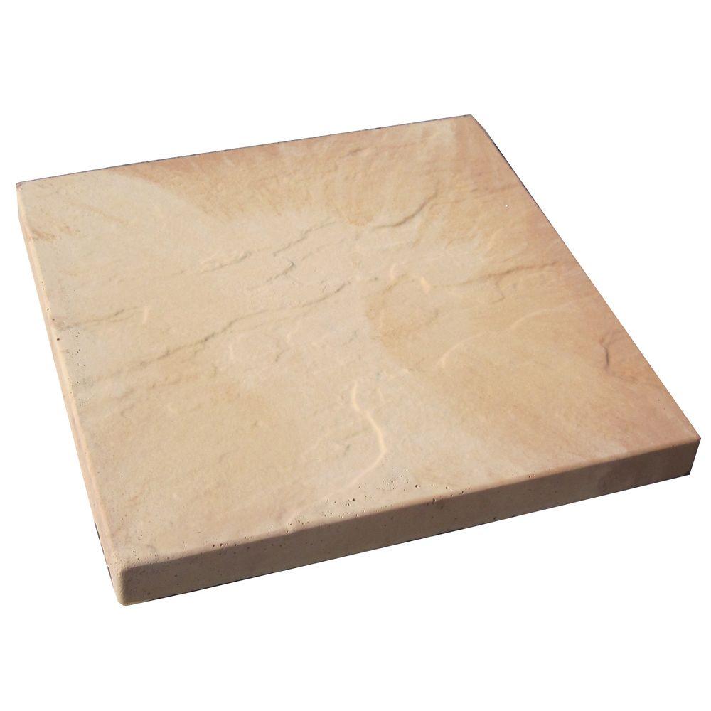 16 In X 24 Slate Concrete Patio Stone Northwest Blend Tan Blend Sandcrete Concrete Step Stone