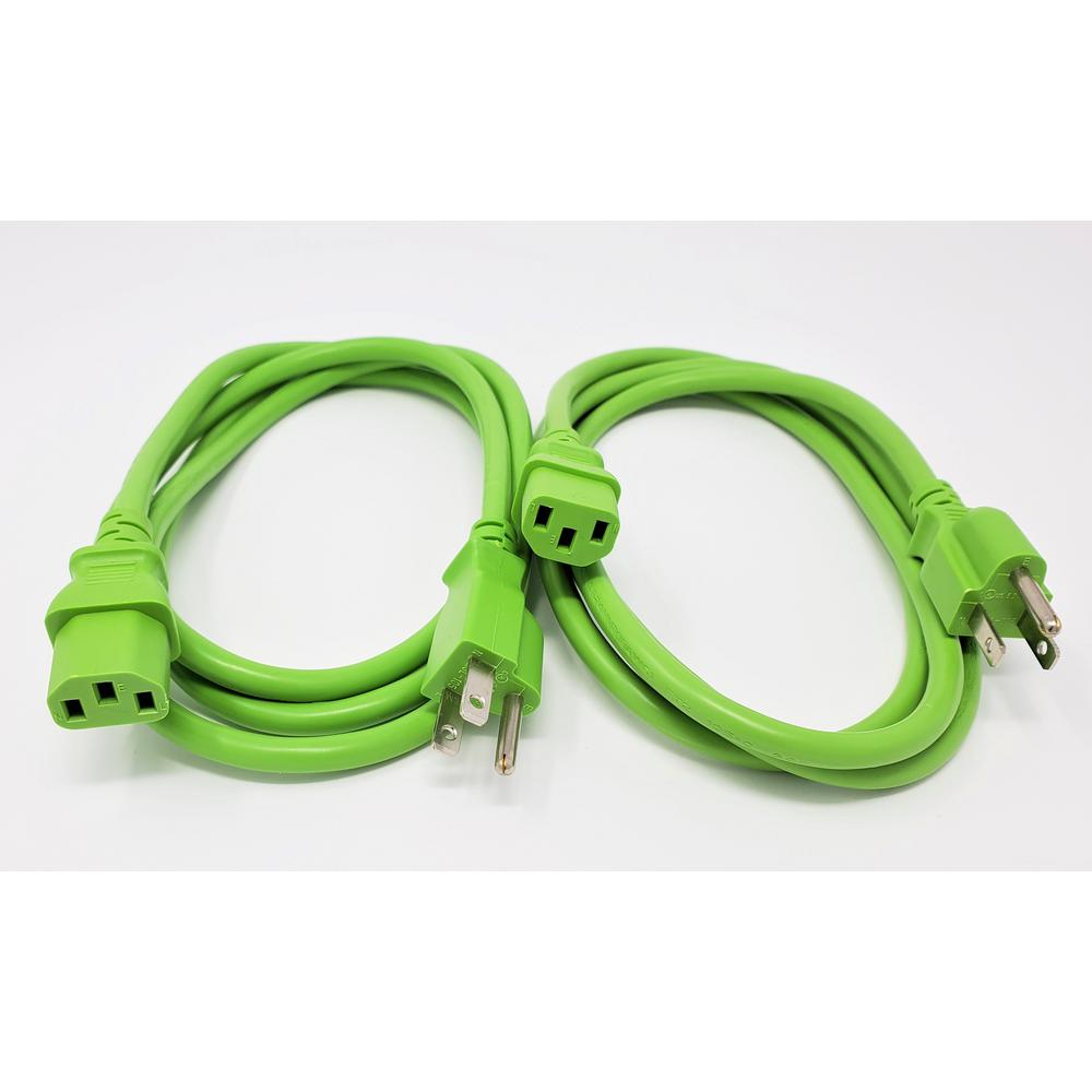 Micro Connectors, Inc 6 ft. UL Approved 18 AWG 10 Amp Power Cord (NEMA
