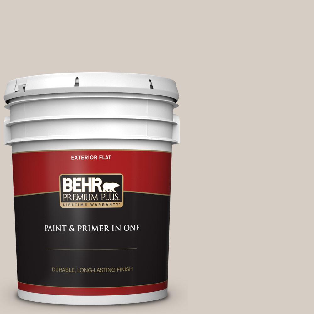 BEHR PREMIUM PLUS 5 gal. MQ36 Granite Dust Flat Exterior BEHR PREMIUM PLUS 5 gal. MQ36 Granite Dust Flat Exterior