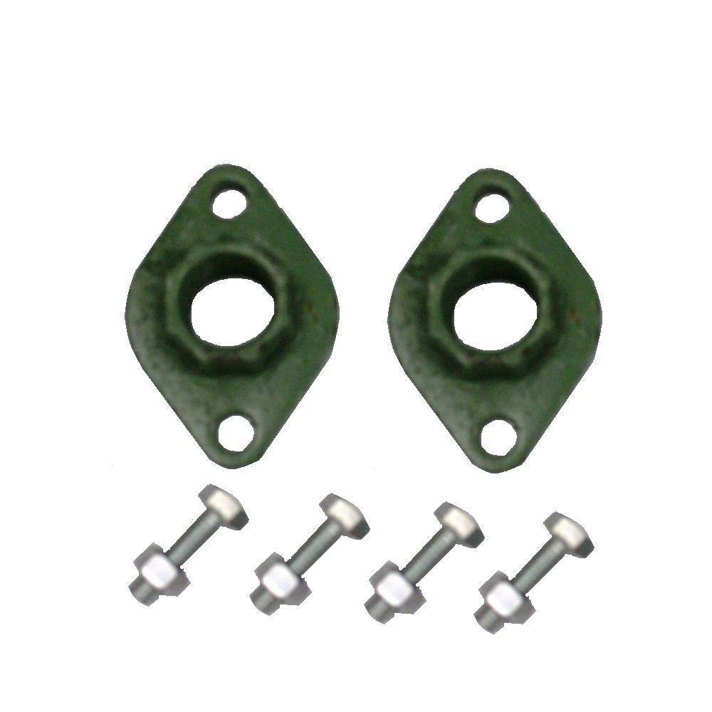 Plumbers Edge 1 inch Circulator Flange (2-Pack) by Plumbers Edge
