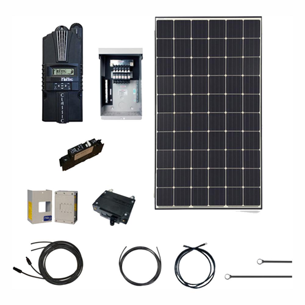 Renogy 2400 Watt 12 Volt Monocrystalline Solar Cabin Kit 122448 Volt For Off Grid Solar System