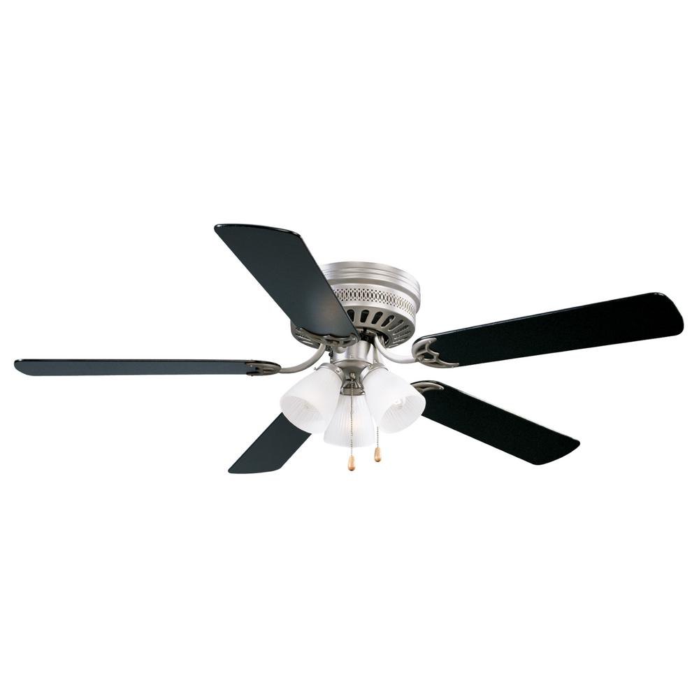 Design House Millbridge 52 in. Satin Nickel Hugger Ceiling Fan-156018 - The Home Depot