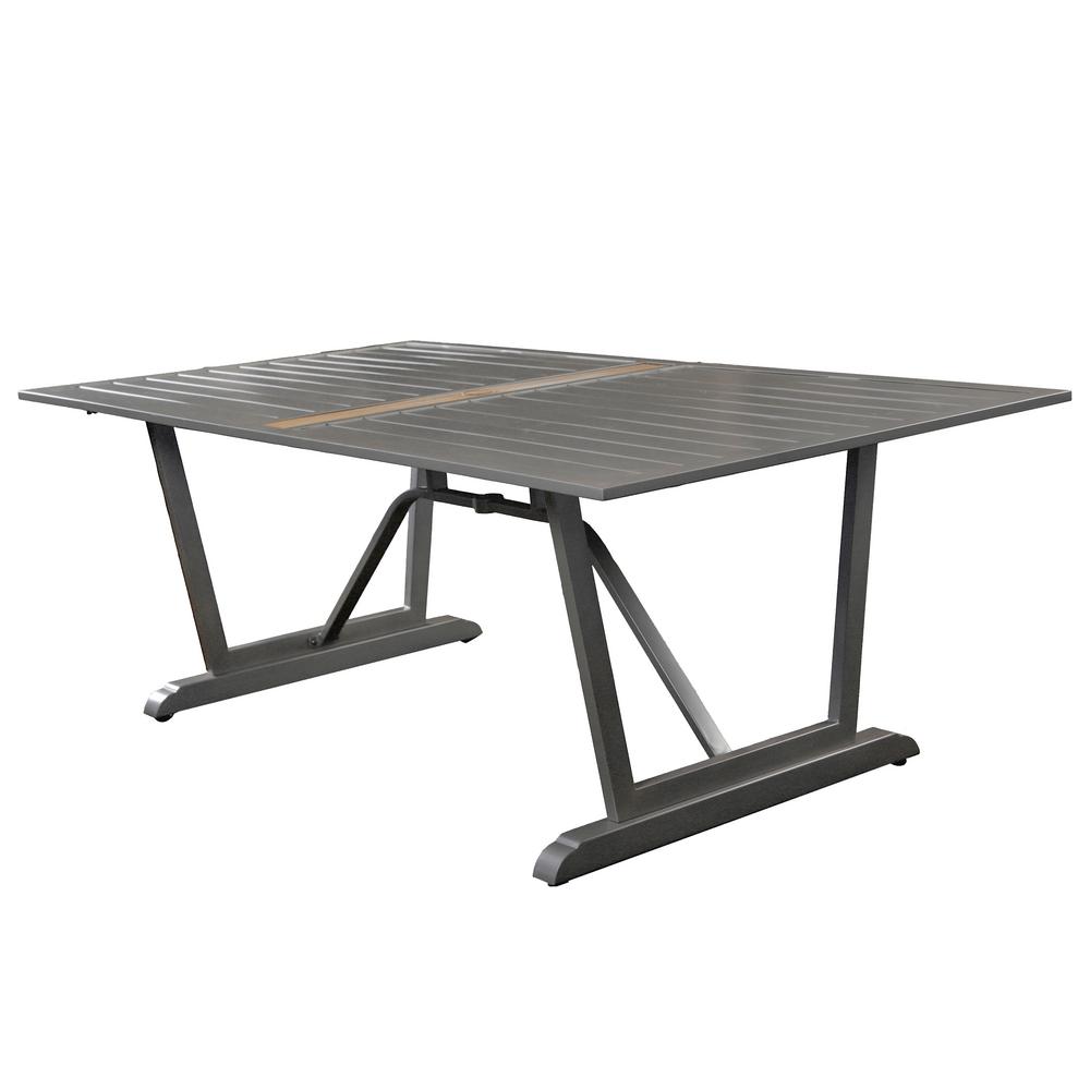 Patio Festival Metal Outdoor Dining TablePF20276 The Home Depot