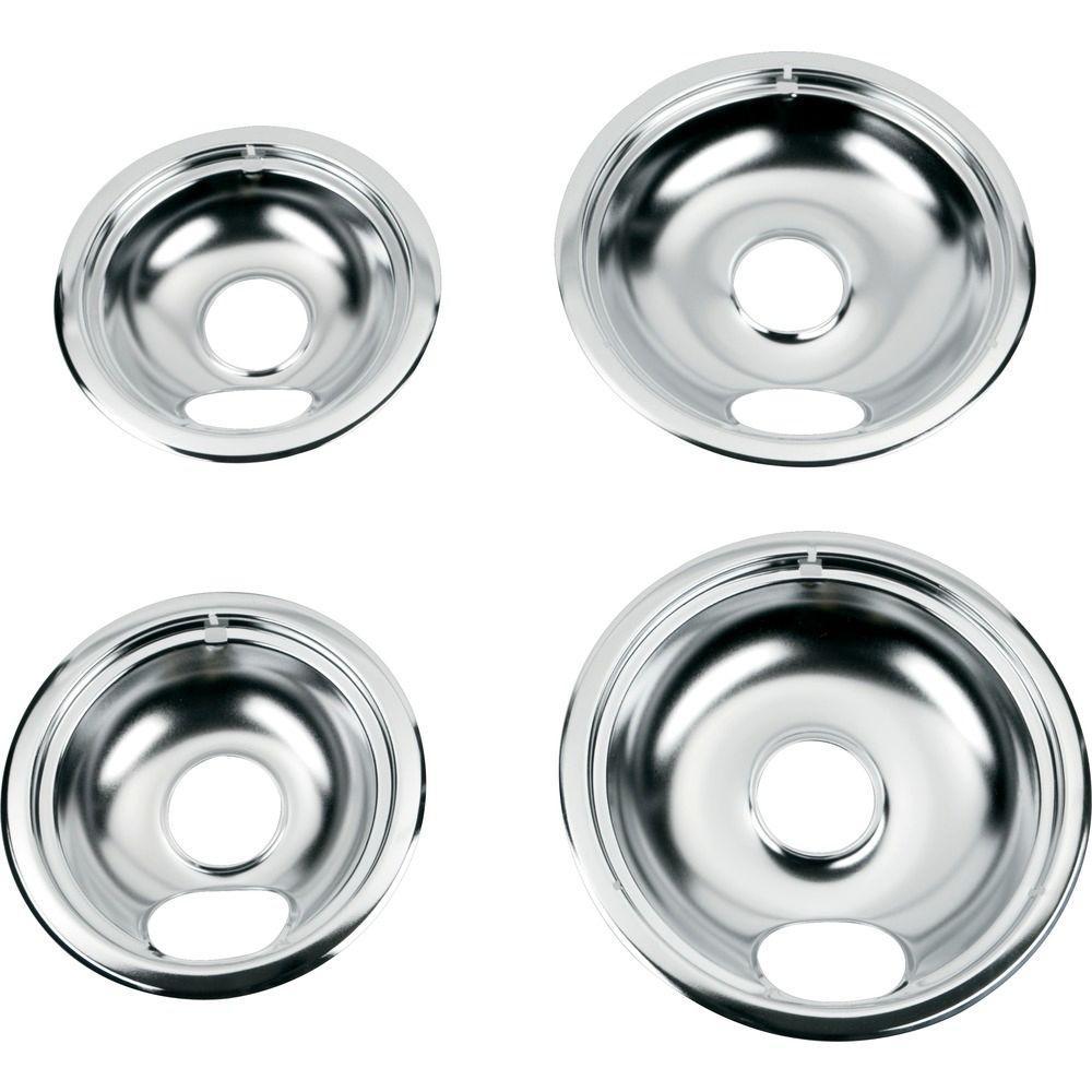 Everbilt Chrome Drip Bowl for NonGE Electric Ranges (4Pack)98230