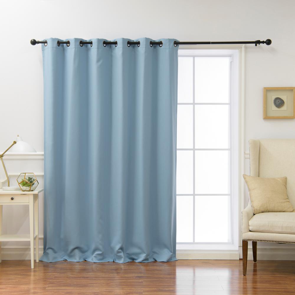 Best Home Fashion Wide Basic 80 In W X 96 In L Blackout Curtain