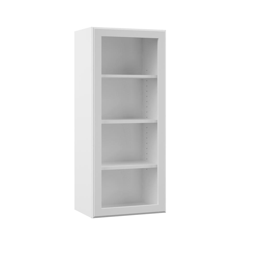 Hampton Bay Designer Series Elgin Assembled 18x42x12 in. Wall Open
