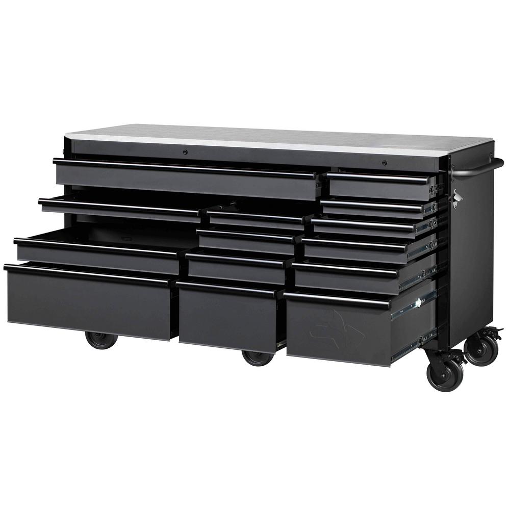 Husky Heavy Duty 72 In W 15 Drawer Deep Tool Chest Mobile