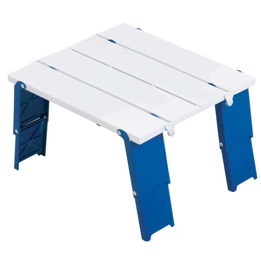 compact folding beach table