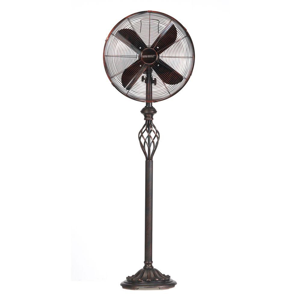 Deco Breeze 16 In Prestige Rustica Deco Standing Floor Fan