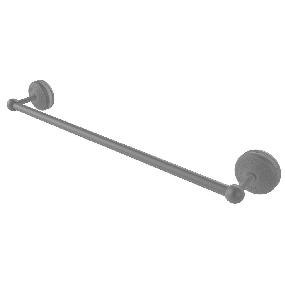 Polished Nickel Allied Brass MC-41-BB-18-PNI Monte Carlo Collection 18 Inch Back Shower Door Towel Bar