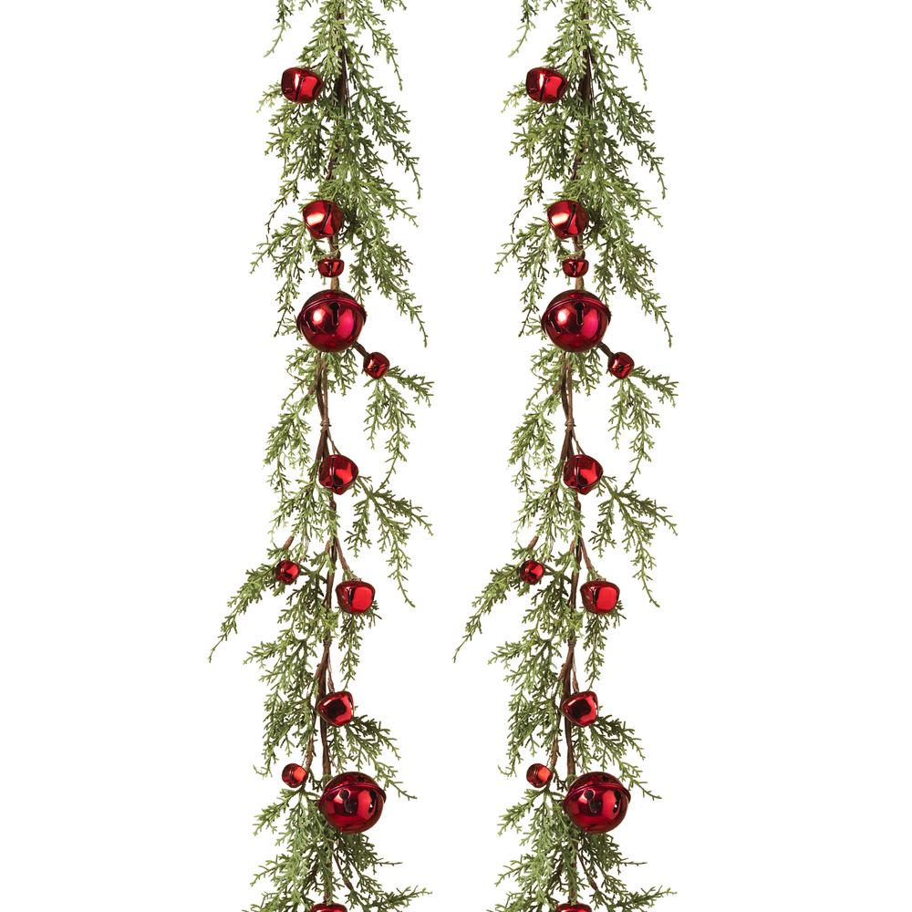 Gerson International 5 in. H Cedar Holiday Garlands (Set of 2