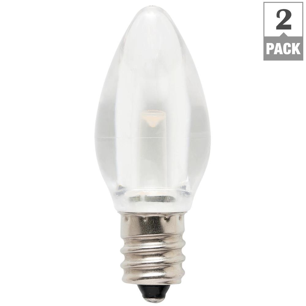Westinghouse 7w Equivalent Clear C7 Led Light Bulb 2 Pack 3511100 Westinghouse 7w Equivalent Clear C7 Led Light Bulb 2 Pack
