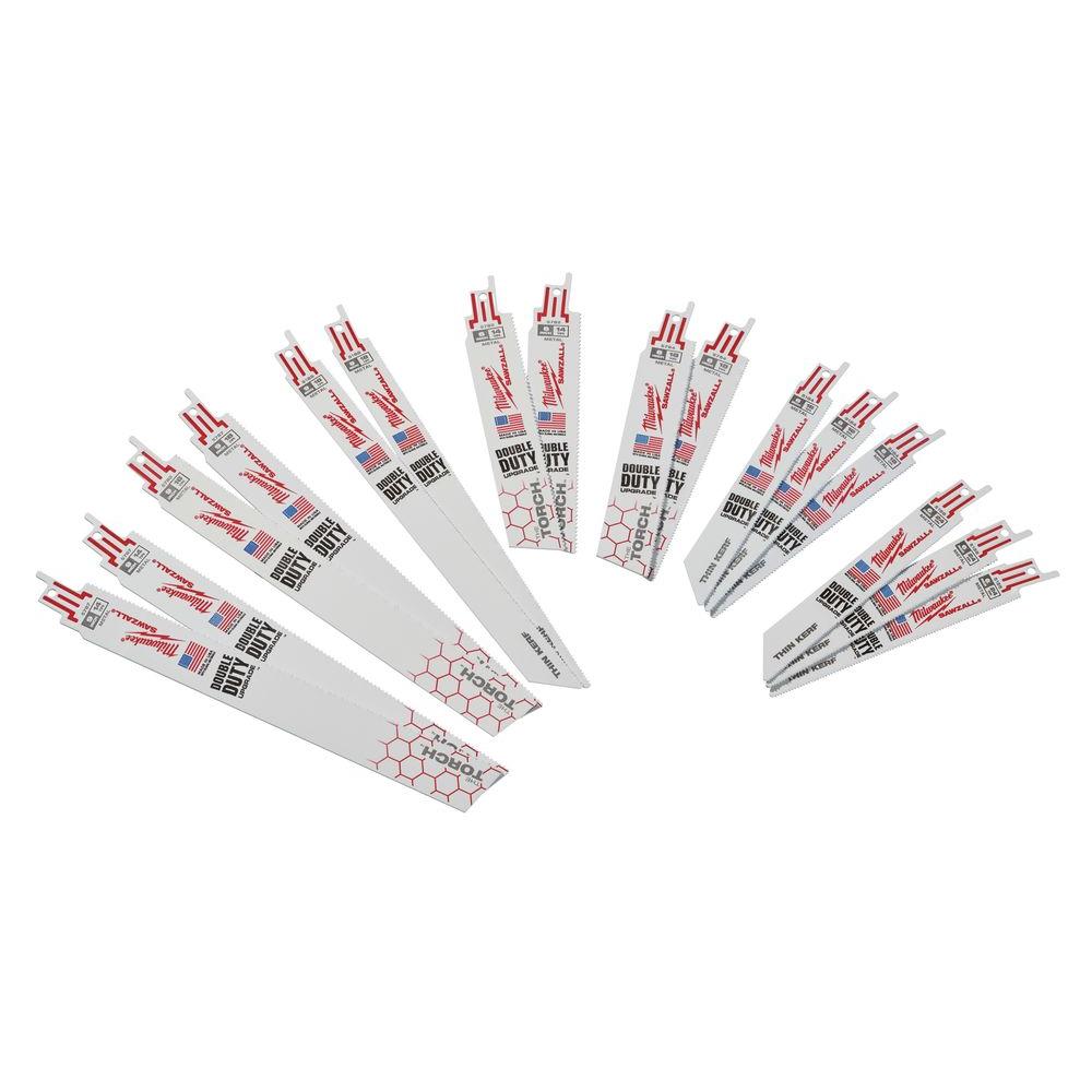 Milwaukee Metal SAWZALL Blade Set (16-Piece)-49-22-1216 - The Home Depot