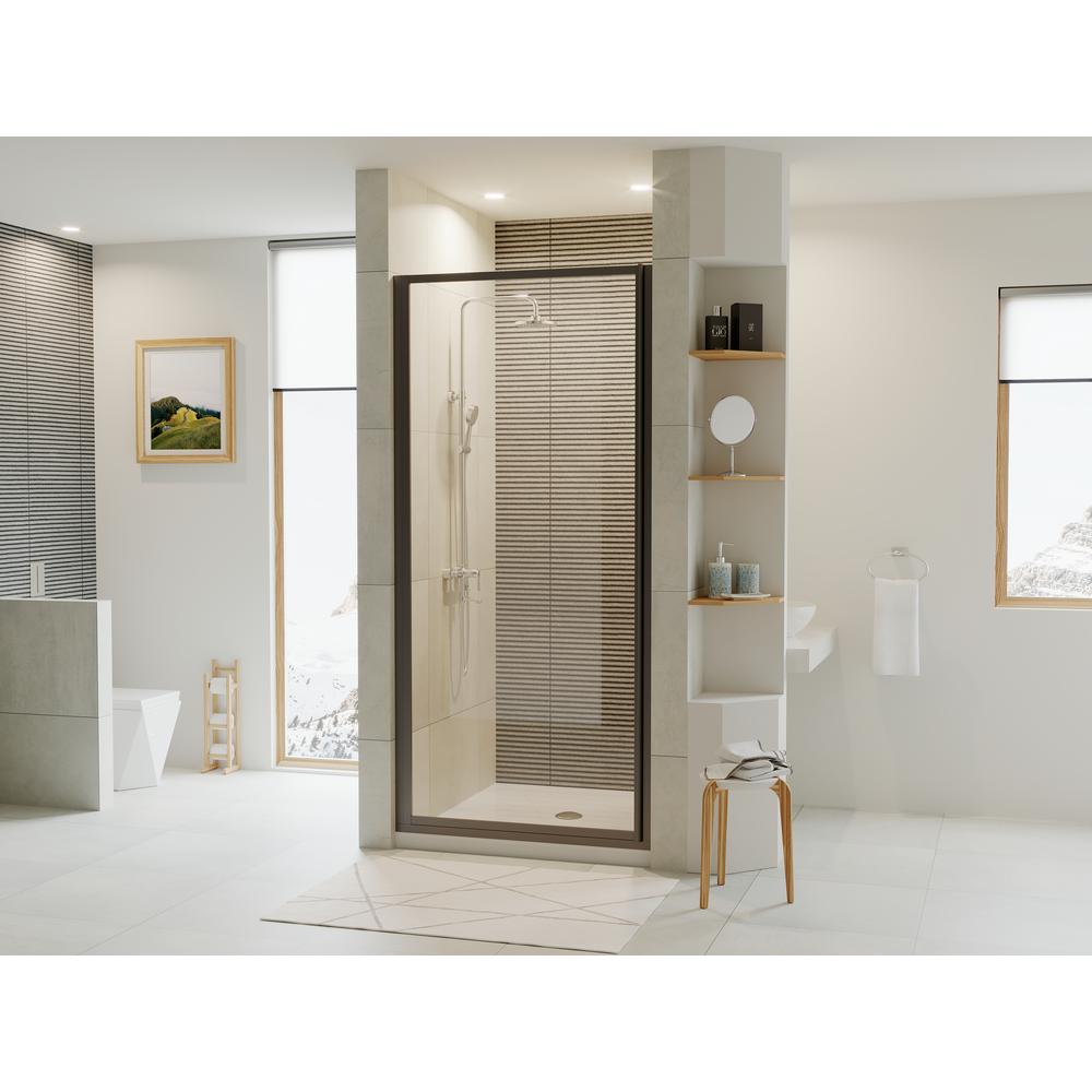 Coastal Shower Doors Legend Series 32 In X 64 In Framed Hinged Shower Door In Chrome With