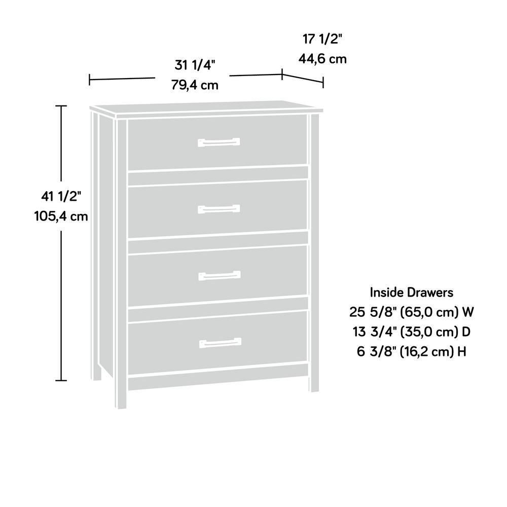 Sauder Cannery Bridge 4 Drawer Lintel Oak Chest 416859 The Home