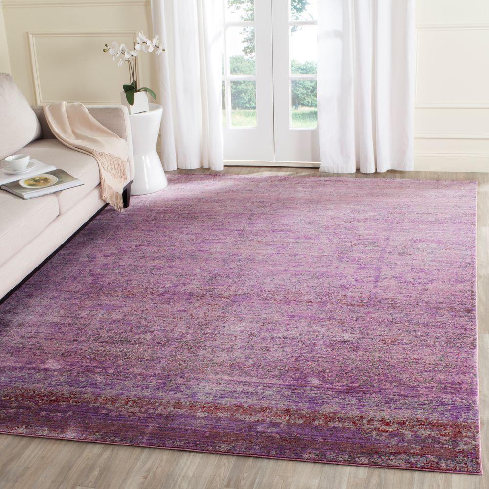 Safavieh Valencia Lavender Multi 8 Ft X 10 Area Rug Val203n Valencia Lavender Multi 8 Ft X 10 Area Rug