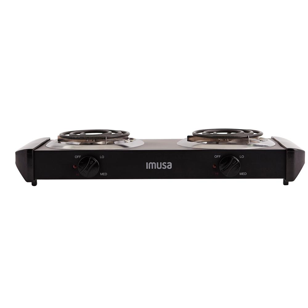 IMUSA Double Burner Hot Plate GAU80306 The Home Depot