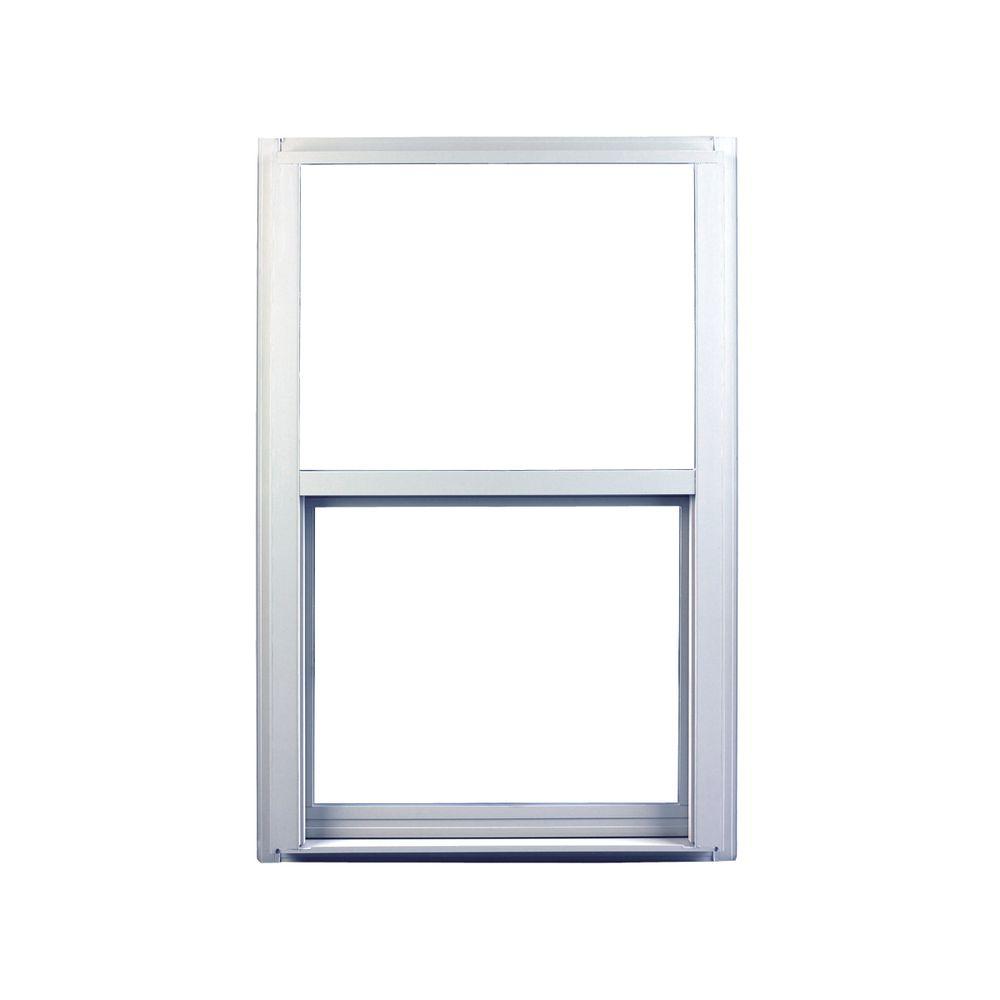 Ply Gem 36 in. x 72 in. 410F White Single Hung Aluminum Window LowE with No Grille410F The