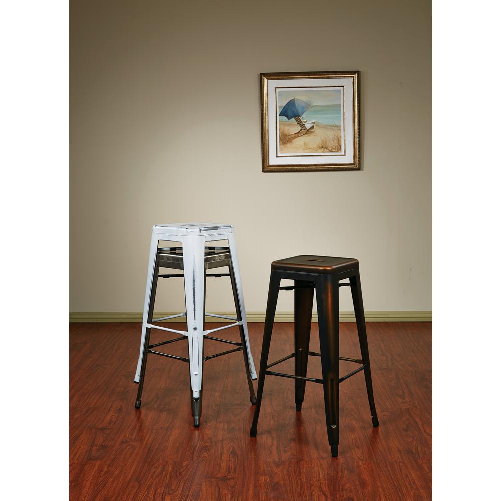 Green Metal Bar Stools Kitchen Dining Room Furniture Antique Metal Barstool In Lime Finish 2 Pack